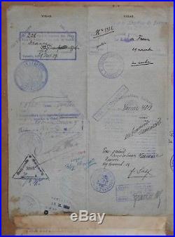 General Gilchrist U. S. Army Special Photo Passport Hugh Gibson Signature Poland