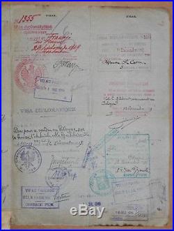 General Gilchrist U. S. Army Special Photo Passport Hugh Gibson Signature Poland