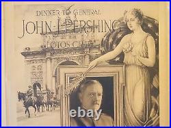 General John J Pershing Lotos Club Menu November 1924 Original Authentic