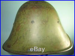 Genuine Dutch M34 helmet complete Stahlhelm casque casco elmo Kask