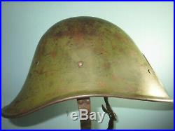 Genuine Dutch M34 helmet complete Stahlhelm casque casco elmo Kask