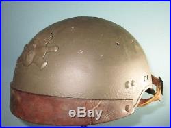 Genuine French DCA air defence helmet casque stahlhelm casco elmo AA FLAK