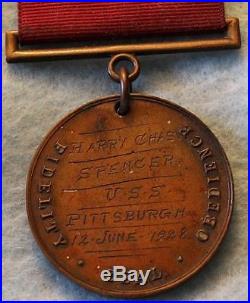 Genuine Named Post WW1 Navy Good Conduct Medal NR