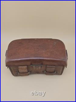 German 1934 Leather Military Combat Field Medical First Aid Kit Pouch Medic