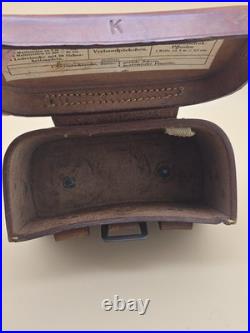 German 1934 Leather Military Combat Field Medical First Aid Kit Pouch Medic