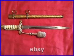 German 1st model (M1929) Navy Dagger, No Maker