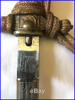 German Antique Naval Knife / Dagger WW2