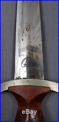 German Antique SA Knife/Dagger WW2 Malsch&Ambrown Steinbach See pictures
