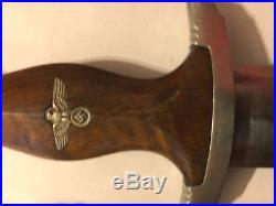 German Antique World War II Dagger with Scabbard beautiful condition