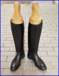 German Cavalry Officer Leather Boots 1937 Perfect Condition