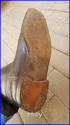 German Cavalry Officer Leather Boots 1937 Perfect Condition