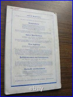 German Generalmajor Heinz Guderian Die Panzertruppen Armored Troops Book 1938