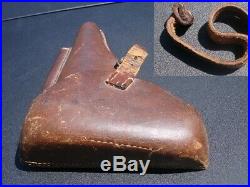 German P-08 Luger Brown Holster Made In Germany 1920 Export