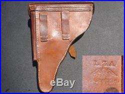 German P-08 Luger Brown Holster Made In Germany 1920 Export