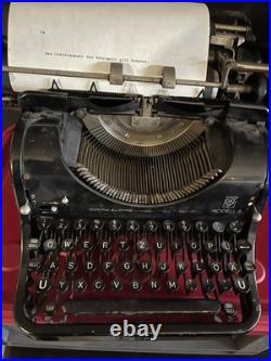 German Reichsbahn Typewriter 1940s Olympia made on Adolph H Street p/u only CA