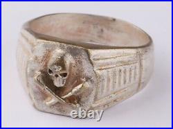 German Ring Skull Grenades WW1 wwI WW2 wwII Germany Shock troops Gothic Signet