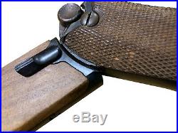 German WWI Artillery Luger P08 Wood Stock with Attaching Iron