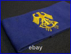 German Weimar Republic Postal Carrier Post Armband Brassard Embroidered Wool Pin