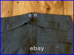 German Wool Military Pants 1930's / 40's