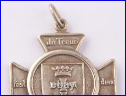 German iron cross 800 silver 1922 Danzig Coat of arms Germania Gdansk Poland art