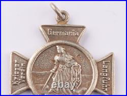 German iron cross 800 silver 1922 Danzig Coat of arms Germania Gdansk Poland art