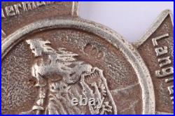 German iron cross 800 silver 1922 Danzig Coat of arms Germania Gdansk Poland art