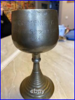 German original. Cup made of brass 1924