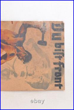 German postcard WWII Badge WW2 Skull bones Ring Military WW1 Helmet WWI Award