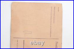 German postcard WWII Badge WW2 Skull bones Ring Military WW1 Helmet WWI Award