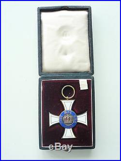 Germany Prussia Order Of The Crown 3rd Class. Made In Gold. Cased. Rare