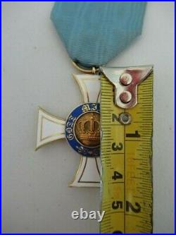 Germany Prussia Order Of The Crown 3rd Class. Made In Gold. Marked'n'. Rr! Ef
