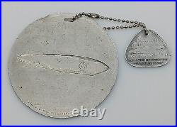 Goodyear Zeppelin ZRS-4 Ring Laying Medal & USS Akron Fob
