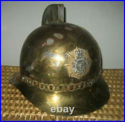 /Greece Greek BRASS CITIES POLICE Helmet, 1920's