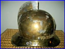 /Greece Greek BRASS CITIES POLICE Helmet, 1920's