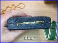 Greece Order Of The Phoenix Ribbon Day And Medal Case Box Early Type Militaria