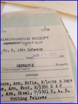 HUGE 1930-1931 Schofield Barracks Ephemera Militaria Lot CO Special Troops
