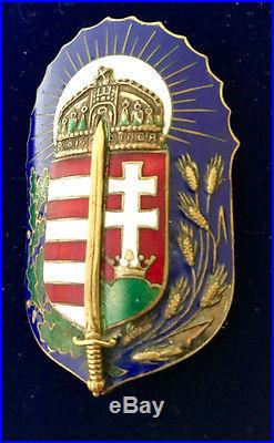 HUNGARIAN ORDER OF VITEZ knight commander Horthy Hungary medal badge breast star