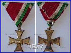HUngary WW2 Officer Long Service Cross Military Medal 1937 Decoration Hungarian