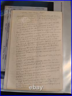 Harry E. Jones WWI Collection 2 handwritten accounts of his war experiences