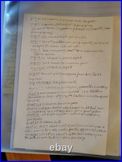 Harry E. Jones WWI Collection 2 handwritten accounts of his war experiences