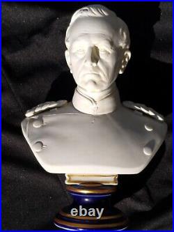 Helmuth Von Moltke Bust by KPM Porcelain Berlin