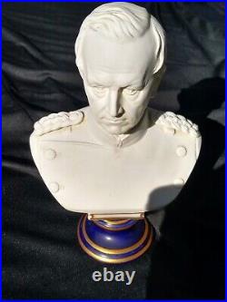 Helmuth Von Moltke Bust by KPM Porcelain Berlin