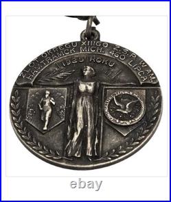 Historic 1925 Polish Falcons Sterling Silver Legion of Honor Medal