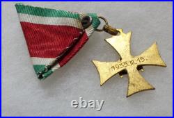 Hungary Kingdom Military Officer Long Service Cross III Class 20 Yrs Original