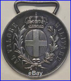 Italy Italian Silver Medal Al Valore Militare Italia Spain CIVIL War Folgore
