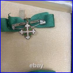 ITALY ORDER OF ST. MAURICE & LAZARUS. 2 Sizes With A Case