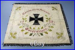 Imperial German Army Veteran WW1 flag WW2 officer Knight Iron Cross honor banner