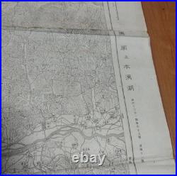 Imperial Japanese Army Manchuria Map Mukden Fengtian 1100,000 Cadet School