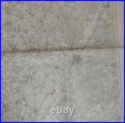 Imperial Japanese Army Manchuria Map Mukden Fengtian 1100,000 Cadet School