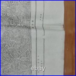 Imperial Japanese Army Manchuria Map Mukden Fengtian 1100,000 Cadet School